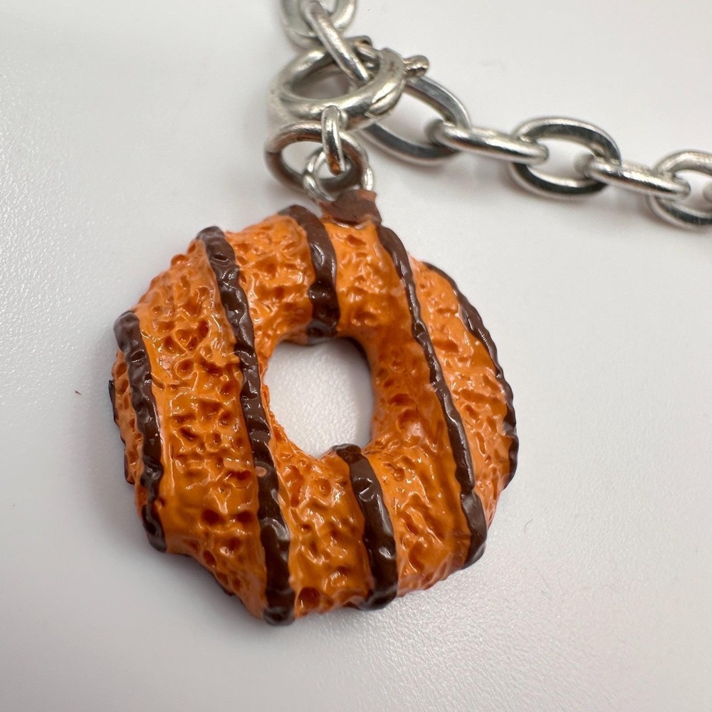Vintage Y2K CHARM IT! Girl Scouts Bracelet Samoas Cookie Trefoil Rhinestone - Picture 4 of 12
